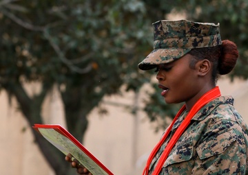 Cpl. Withny De La Rosa Promotion Ceremony