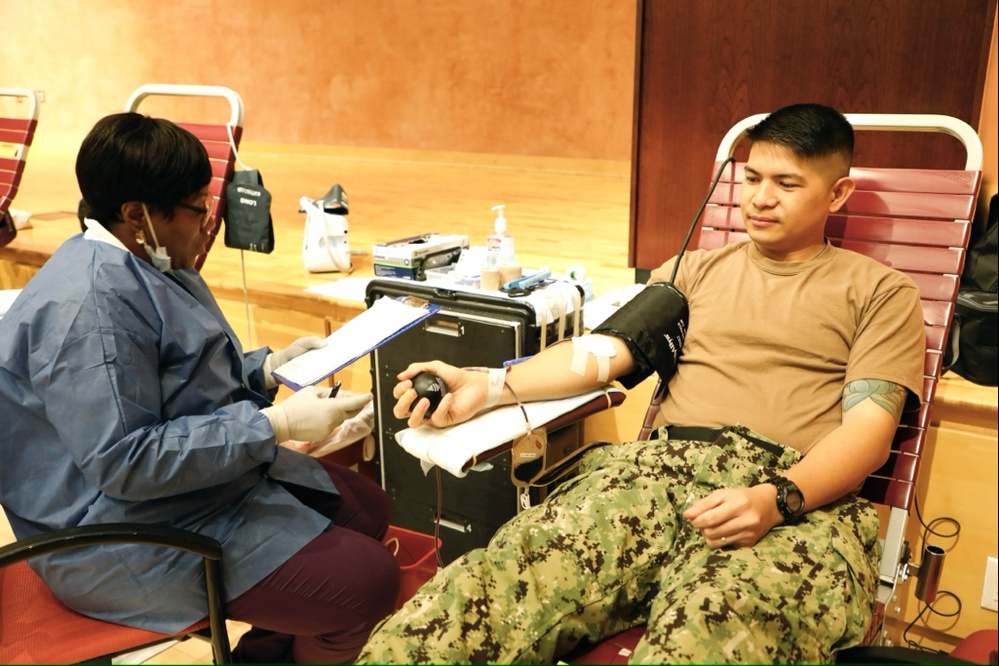 NMRC Sailors and Staff Give Blood at 13th Annual Army vs Navy Blood Donor Challenge