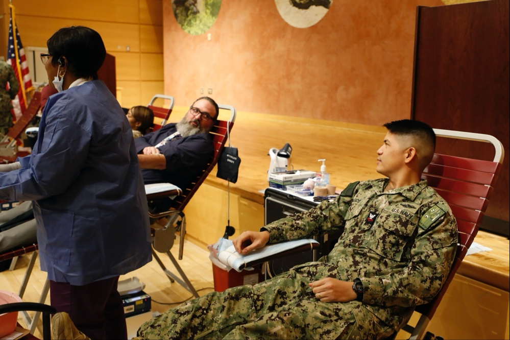 NMRC Sailors and Staff Give Blood at 13th Annual Army vs Navy Blood Donor Challenge