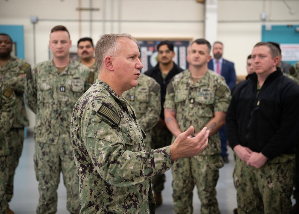 Rear Adm. Seif Speaks to UUVRON 1 Sailors