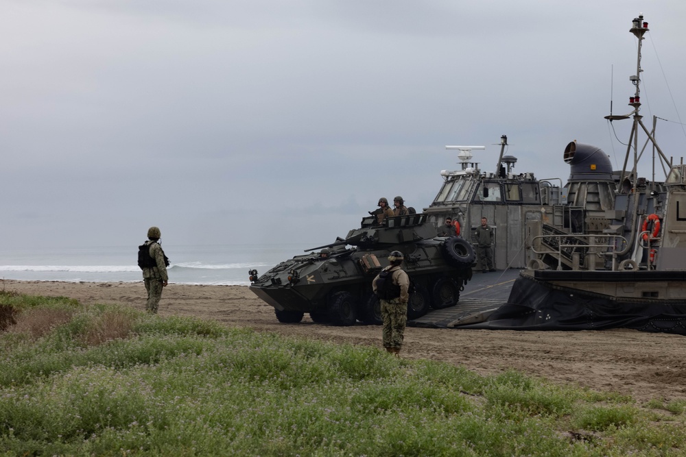 Steel Knight 23.2: U.S. Marines, Sailors transport LAVs with LCACs