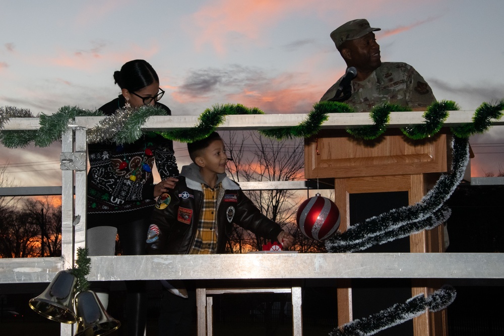 Joint Base Andrews Christmas Tree and Menorah Lighting: ‘Tis the season