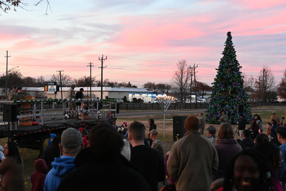 Joint Base Andrews Christmas Tree and Menorah Lighting: ‘Tis the season