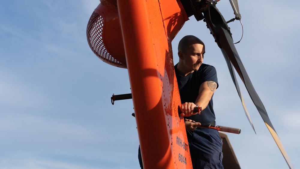 USCG MH-60T maintenance at MacDill