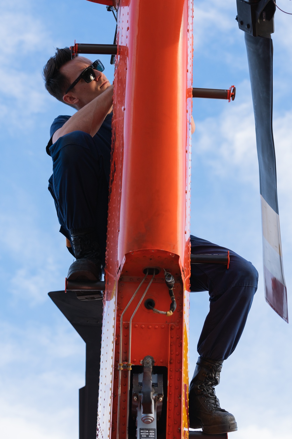 USCG MH-60T maintenance at MacDill