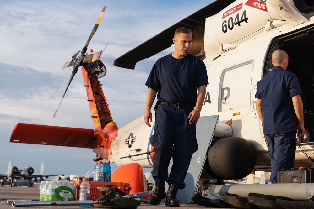 USCG MH-60T maintenance at MacDill