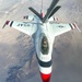 Thunderbird conduct aerial refueling training with March ARB