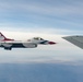Thunderbird conduct aerial refueling training with March ARB