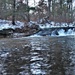 Winter at Fort McCoy's Trout Falls in Pine View Recreation Area
