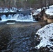 Winter at Fort McCoy's Trout Falls in Pine View Recreation Area