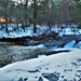 Winter at Fort McCoy's Trout Falls in Pine View Recreation Area