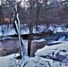 Winter at Fort McCoy's Trout Falls in Pine View Recreation Area