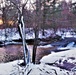 Winter at Fort McCoy's Trout Falls in Pine View Recreation Area