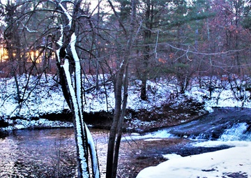 Photo Essay:Winter at Fort McCoy's Trout Falls in Pine View Recreation Area