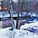 Winter at Fort McCoy's Trout Falls in Pine View Recreation Area