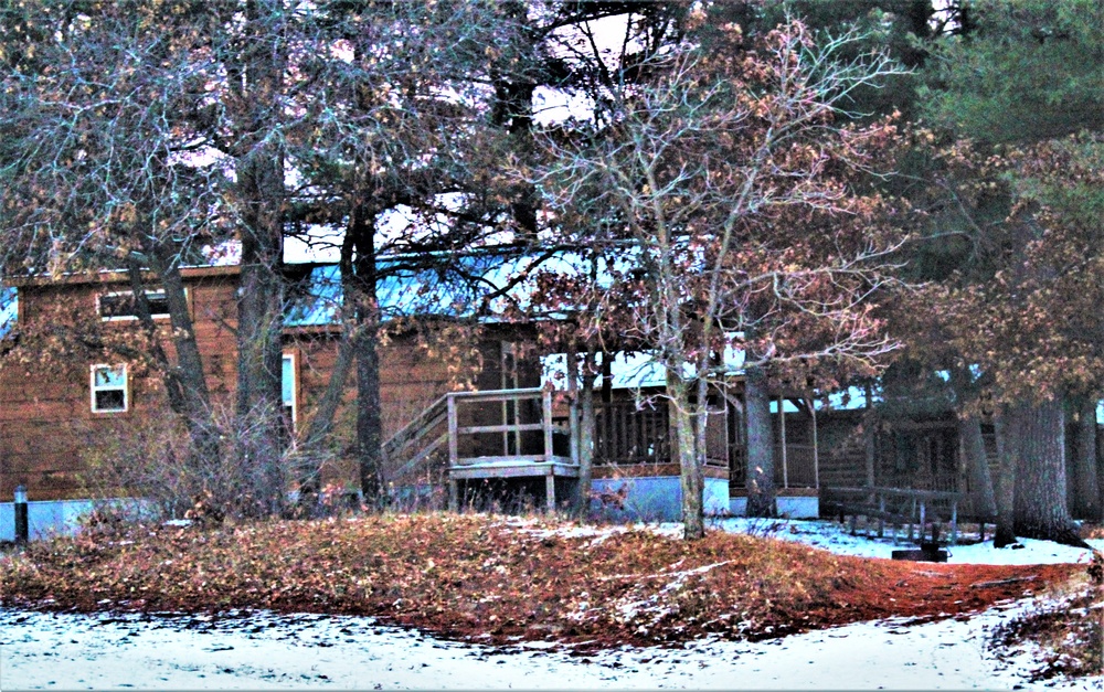 Cabins are available year-round at Fort McCoy’s Pine View Campground