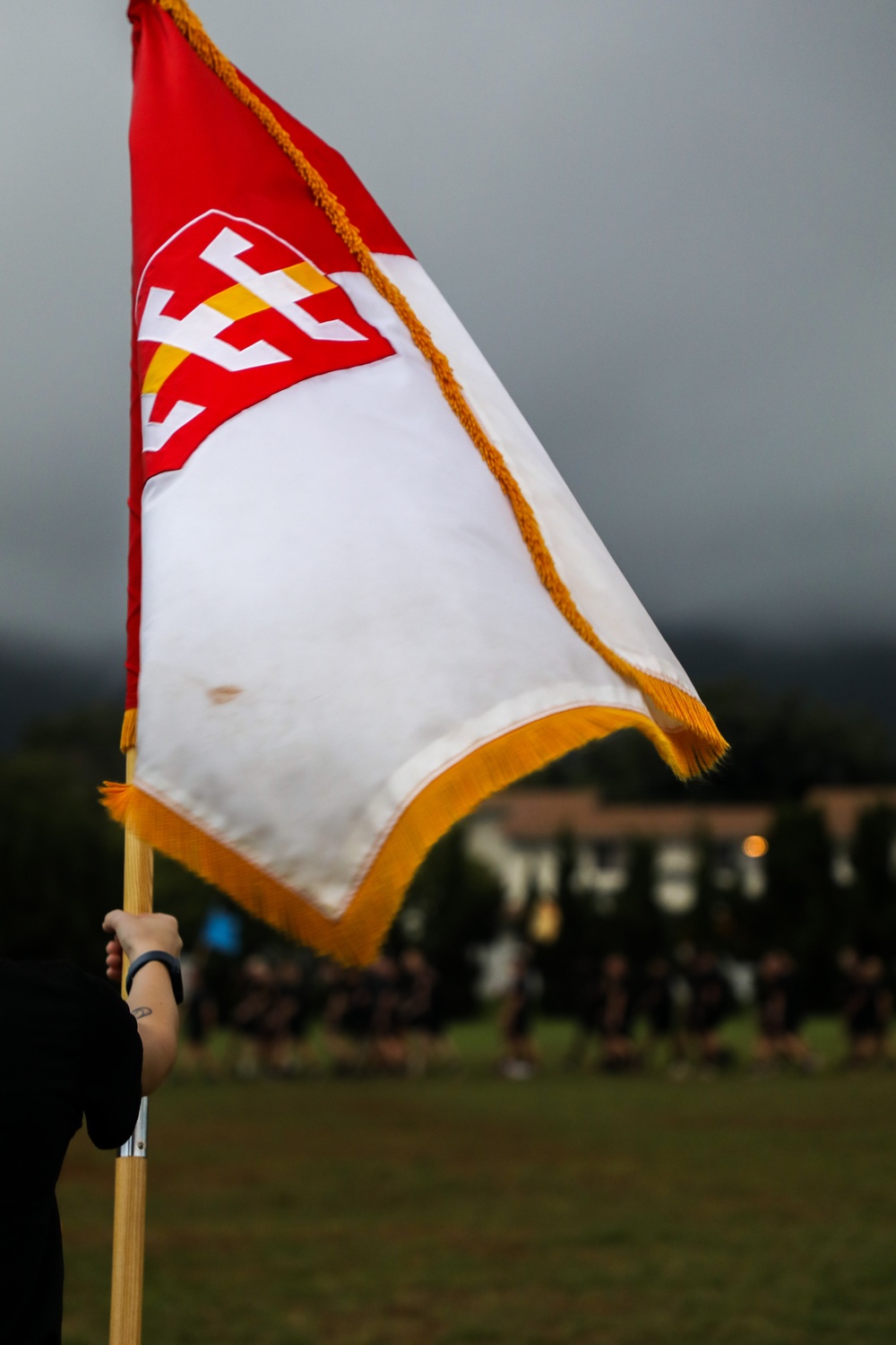 The 130th Engineer Brigade conducts an engineer muster run