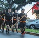 The 130th Engineer Brigade conducts a fallen Sapper memorial workout.