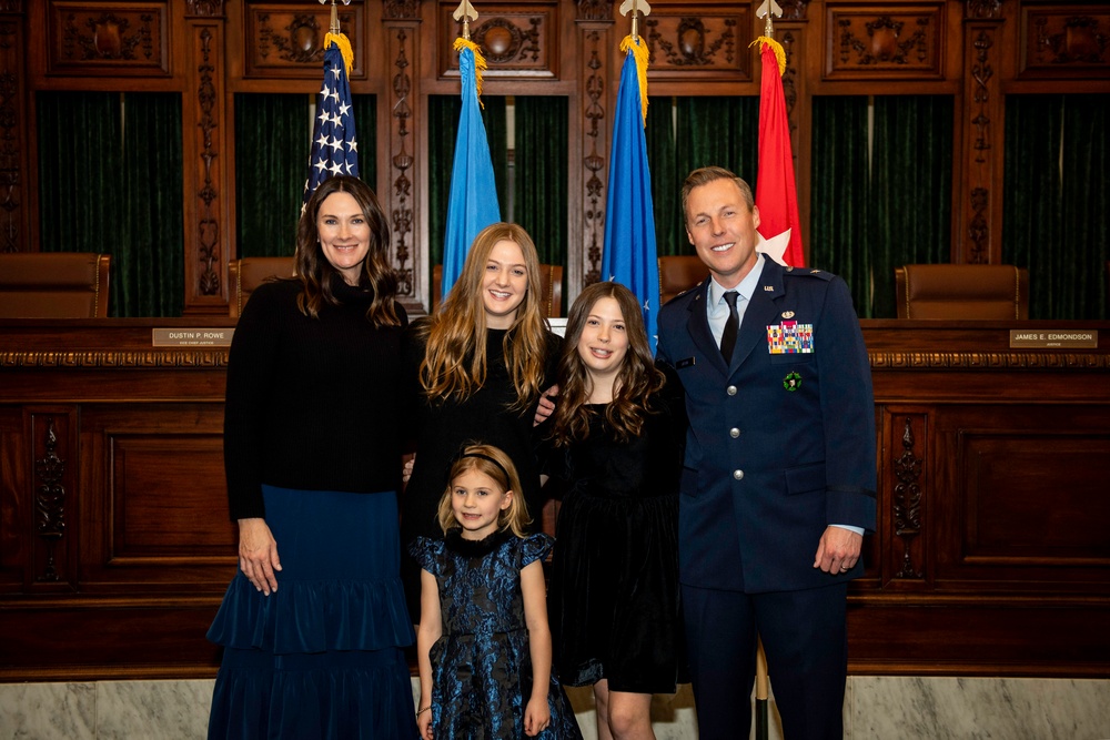 Christopher Eason promotes to Brig. Gen.