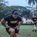 The 130th Engineer Brigade conducts a fallen Sapper memorial workout.