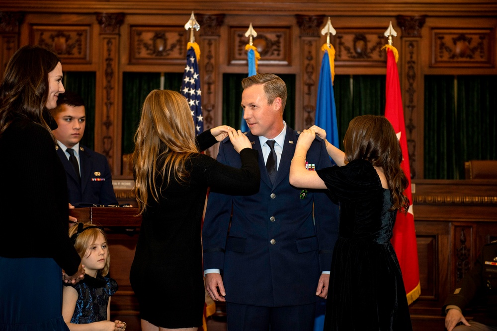 Christopher Eason promotes to Brig. Gen.