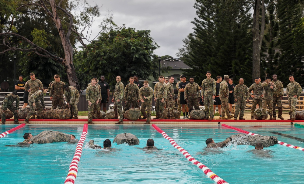 U.S. Army Soldiers from the 130th Engineer Brigade participate in the Pacific Engineer Week 2023, Sapper Stakes Competition