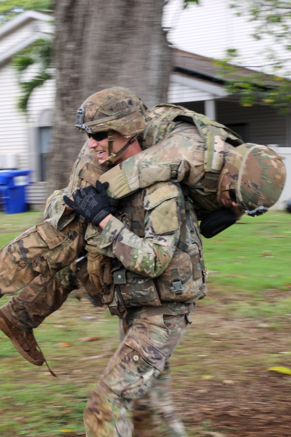 U.S. Army Soldiers from the 130th Engineer Brigade participate in the Pacific Engineer Week 2023, Sapper Stakes Competition