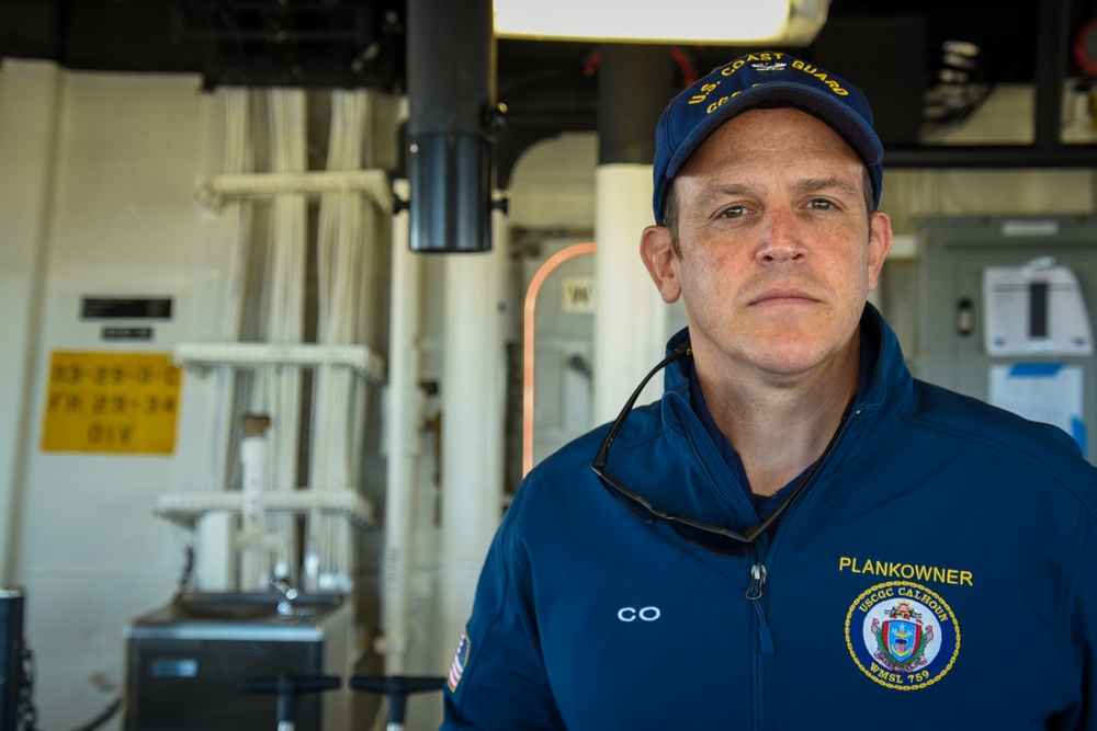 Coast Guard Cutter Calhoun Portraits