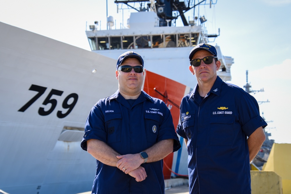 Coast Guard Cutter Calhoun Portraits