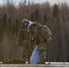 Air Force special warfare Airmen, Alaska Air National Guard aviators, and Army paratroopers conduct airborne training at JBER