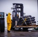 Experts Position Salvage Roller Bags During Salvage Preparation of U.S. Navy P-8A Poseidon in Kaneohe Bay.