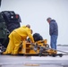 Experts Position Salvage Roller Bags During Salvage Preparation of U.S. Navy P-8A Poseidon in Kaneohe Bay.