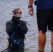Experts Position Salvage Roller Bags During Salvage Preparation of U.S. Navy P-8A Poseidon in Kaneohe Bay.