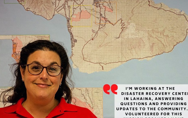 Hawaiʻi Wildfires Mission USACE Employee Spotlight – Holly Costa
