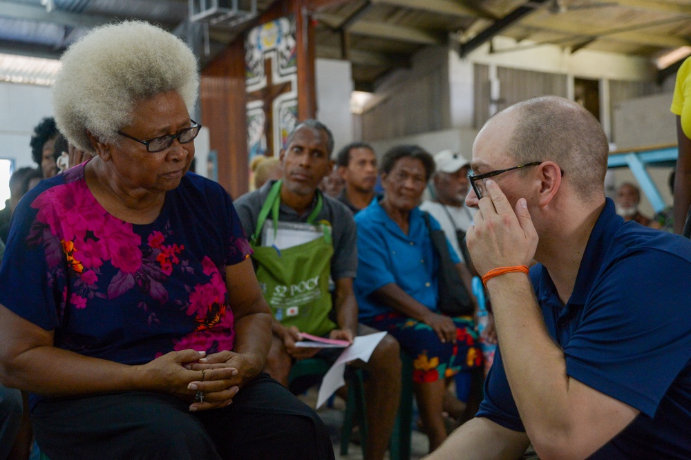 Pacific Partnership 2024-1: Community Health Engagement at the Holy Cross Cathedral