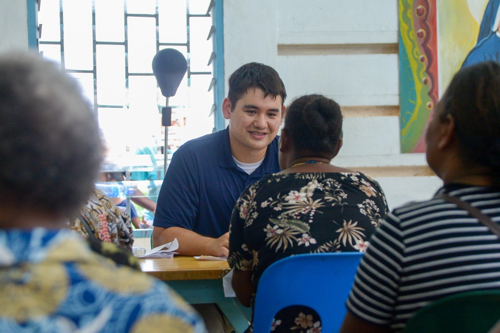 Pacific Partnership 2024-1: Community Health Engagement at the Holy Cross Cathedral