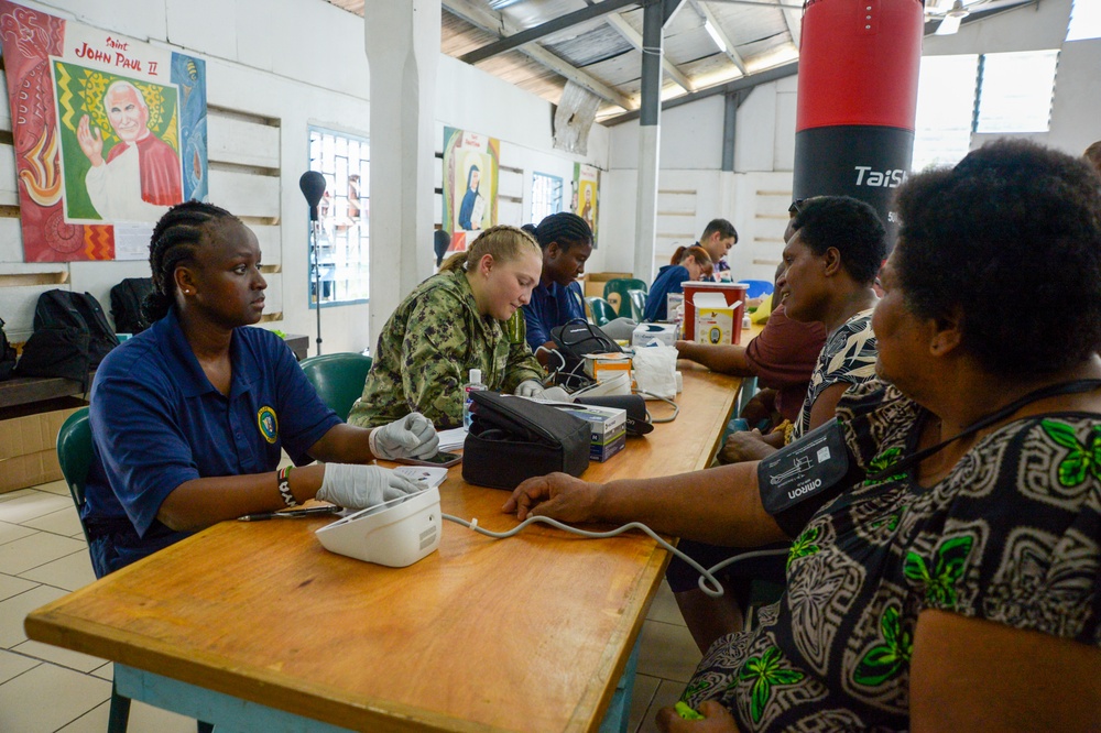 Pacific Partnership 2024-1: Community Health Engagement at the Holy Cross Cathedral