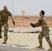 Fuel Bladder Sand Bag Installation