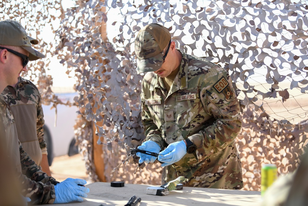 Explosive Ordnance Disposal exercise in AFCENT AOR