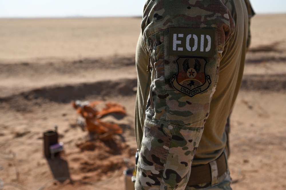 Explosive Ordnance Disposal exercise in AFCENT AOR