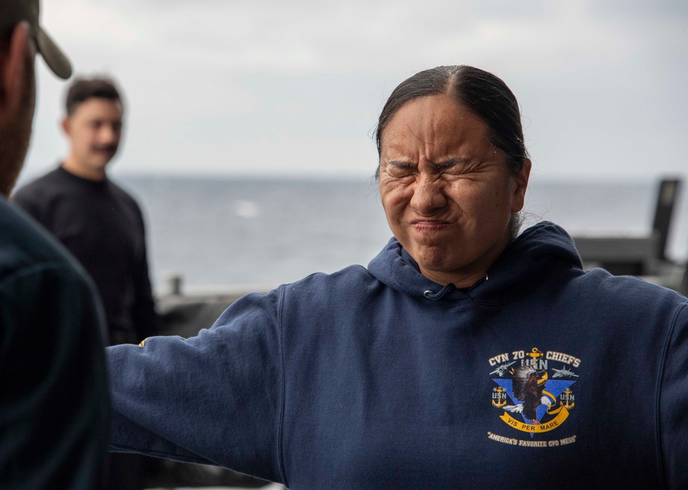 USS Carl Vinson (CVN 70) Participates in a Ship's Reaction Force Bravo Training