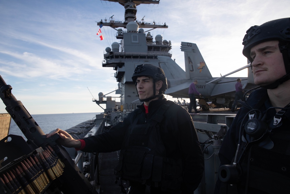 Gerald R. Ford Arrives in Souda Bay