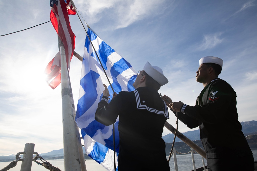 Gerald R. Ford Arrives in Souda Bay