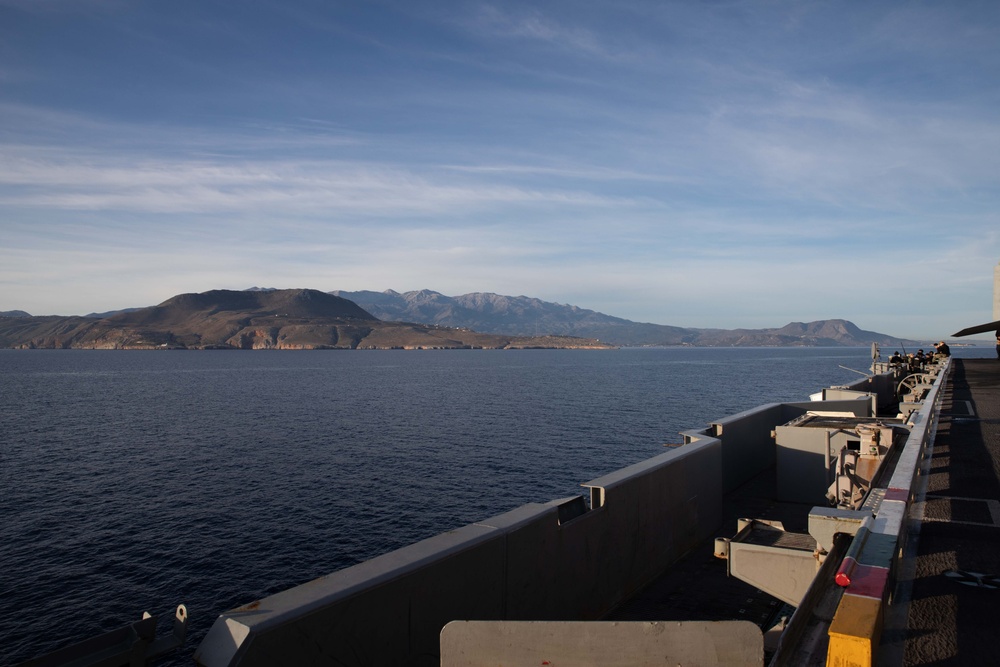 Gerald R. Ford Arrives in Souda Bay