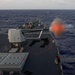 USS Dewey (DDG 105) Conducts Live-Fire Exercise with 5-Inch Lightweight Gun While Operating in the Philippine Sea