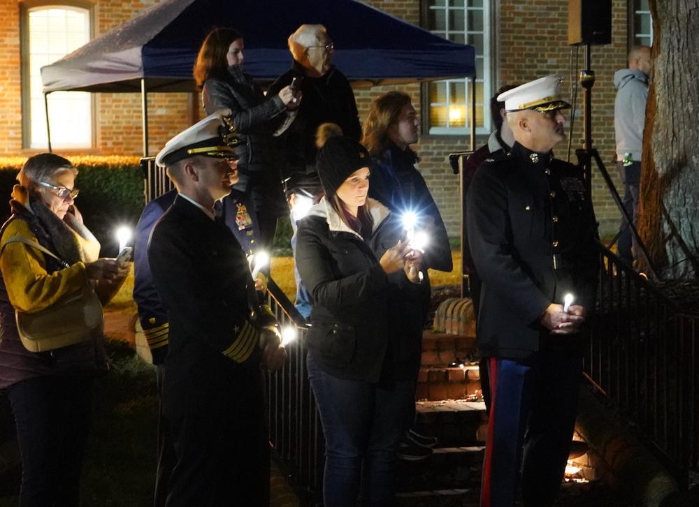 Annual Yorktown Christmas tree lighting event