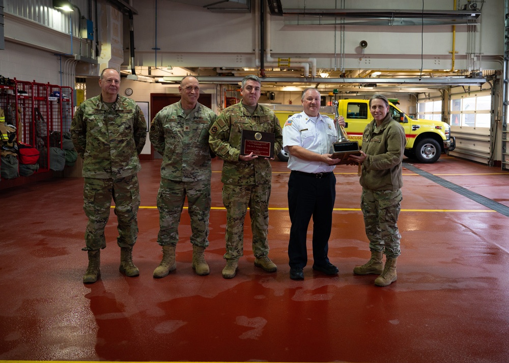 174th Attack Wing Fire Department Receives Award