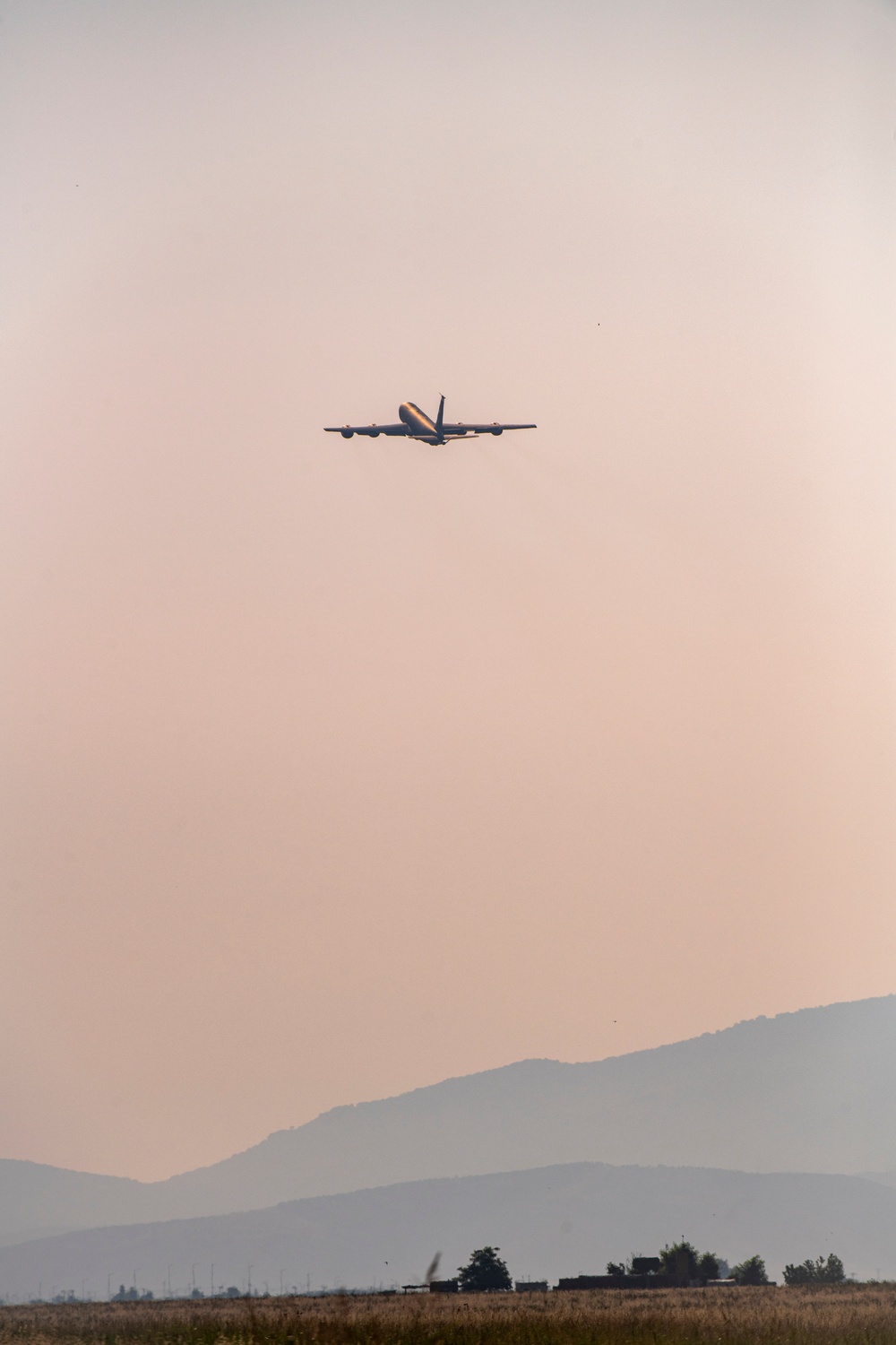 KC-135 Takes Off from Larissa Air Base