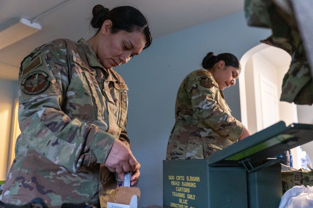 934th Security Forces Squadron building clearing exercise