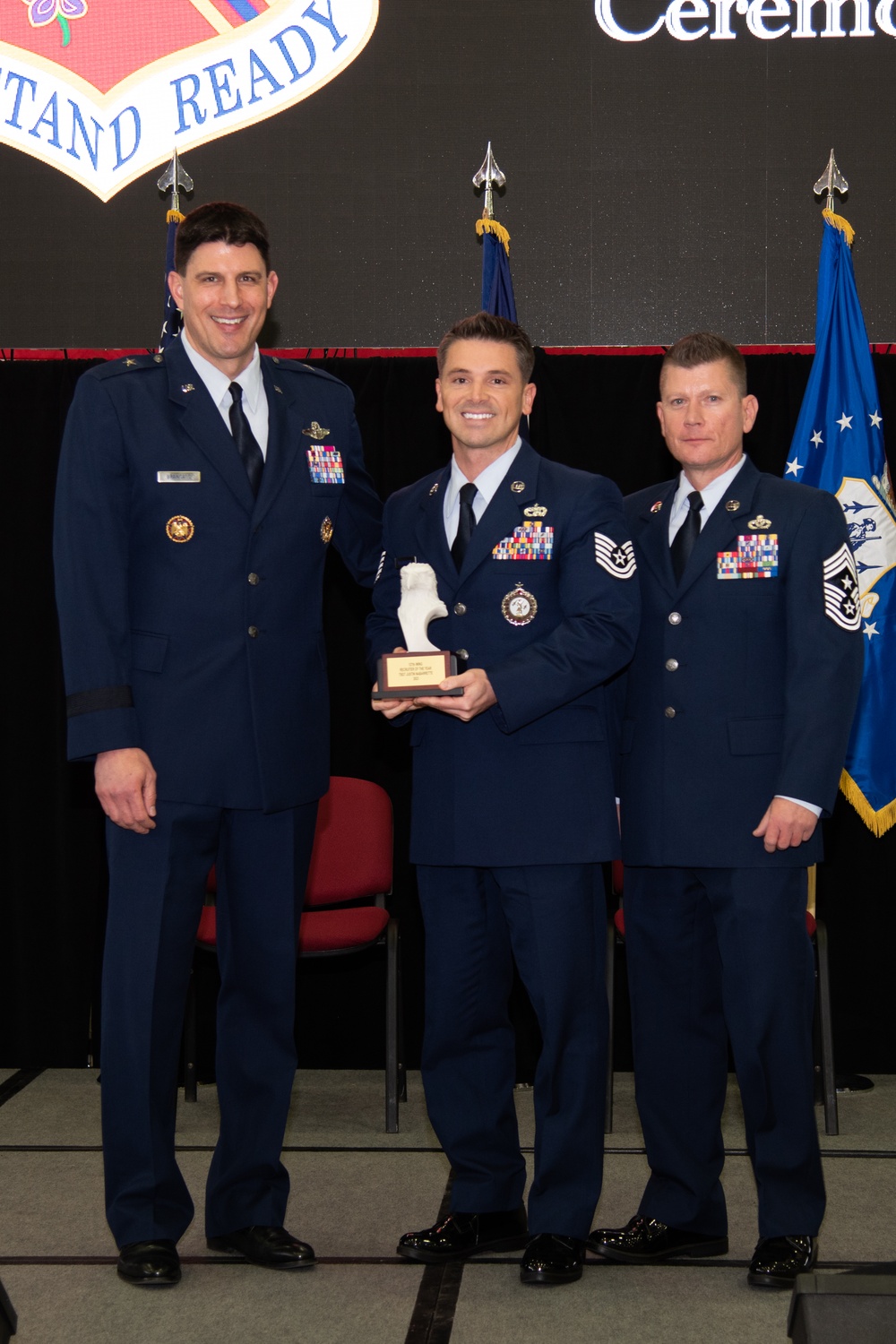 Outstanding airmen and employees honored
